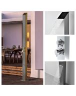 Toorak Silver 316L Marine Grade  Stainless Steel Outdoor Indoor Water Fall Pool Shower Rinse-Off Shower/ DEAL OF THE WEEK.