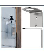 Premium Quality 316L Marine Grafde Stainless Steel Outdoor Body Wash/Shampoo/Soap Dispenser Bracket