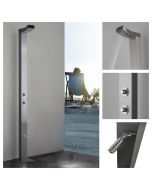 Bondi Push Button 316L Marine Grade Stainless Steel Outdoor Indoor ADA Pool Shower With a 15 seconds timed flow control. (Cold or Tempered Water Source Only  / Not Hot And Cold)