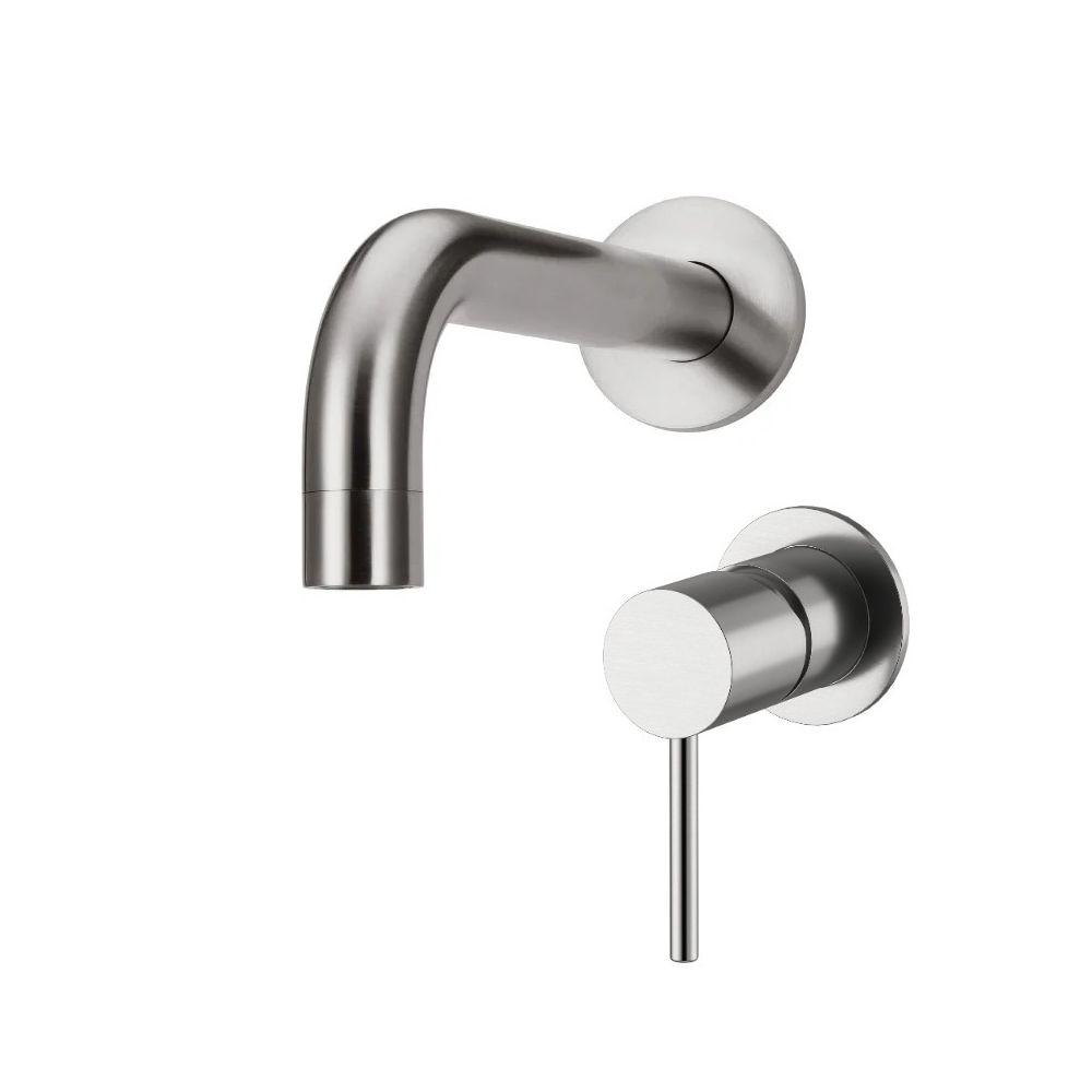 Miami Outdoor Marine Grade 316L Stainless Steel All Purpose Faucet /Spout & Hot/Cold Mixer Set