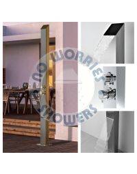 Toorak Silver 316L Marine Grade  Stainless Steel Outdoor Indoor Water Fall Pool Shower